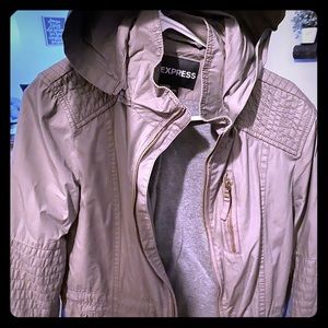 Military, hooded jacket